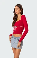 Natasha Knit Top