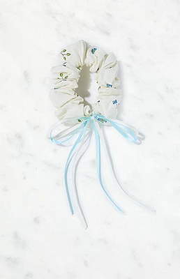 Pacsun Floral Bow Hair Scrunchie