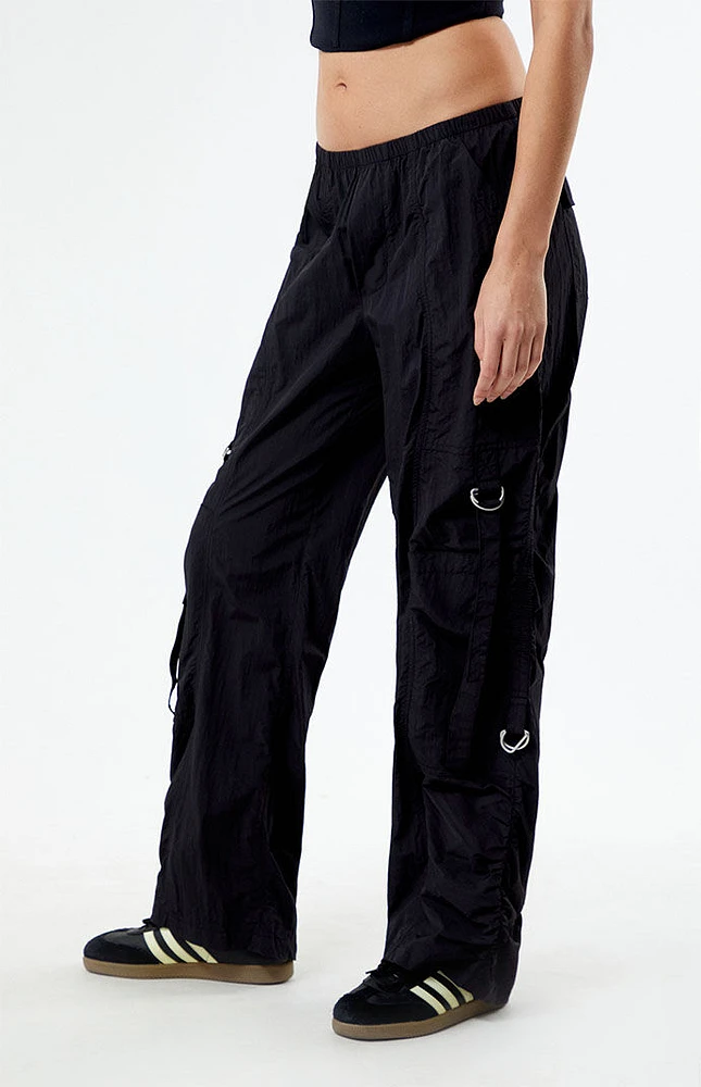 Ruched Low Rise Pull-On Pants