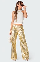 Rochelle Low Rise Metallic Jeans