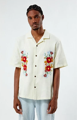 PacSun Applique Oversized Camp Shirt