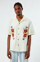 PacSun Applique Oversized Camp Shirt