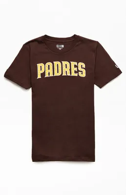 San Diego Padres Jersey Muscle Sleeveless Pullover Hoodie - Brown