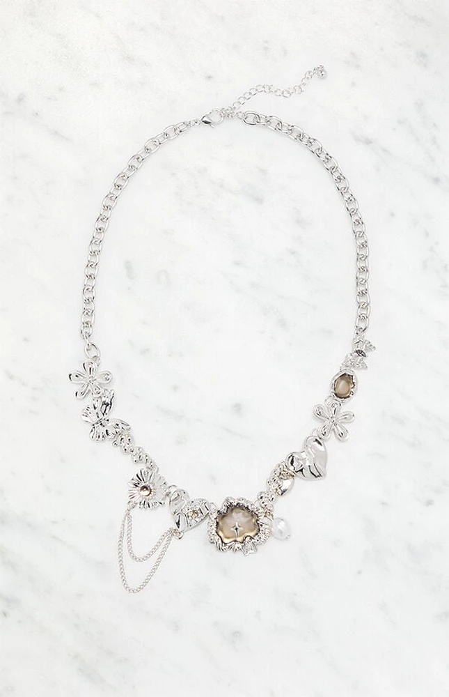 LA Hearts Gia Charm Necklace