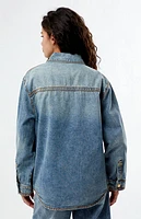 True Religion Oversized Denim Shacket