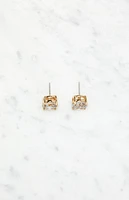 LA Hearts Rhinestone Stud Earrings