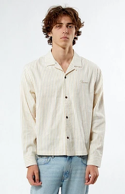Pacsun Long Sleeve Stripe Camp Shirt