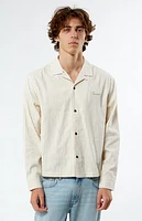 Pacsun Long Sleeve Stripe Camp Shirt