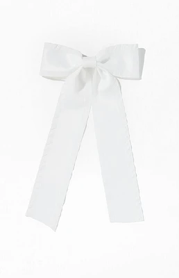 PacSun Ruffle Trim Bow Clip