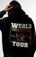 True Religion Big T Metallic World Tour Full Zip Hoodie