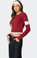 Edikted Paula Layered Long Sleeve T-Shirt