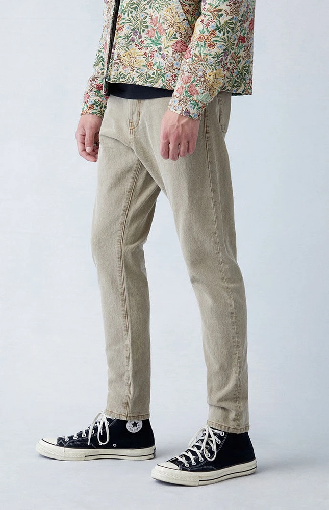 PacSun Comfort Stretch Tan Slim Jeans