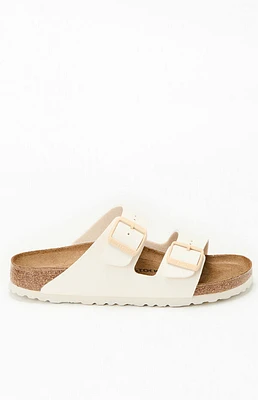 Birkenstock Women's Arizona Slide Sandal Cream