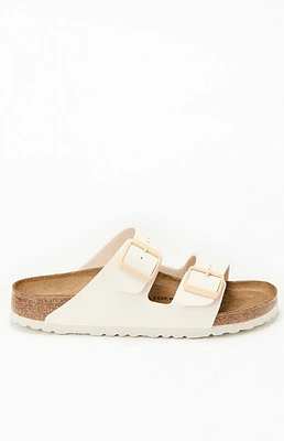 Birkenstock Women's Arizona Slide Sandal Cream