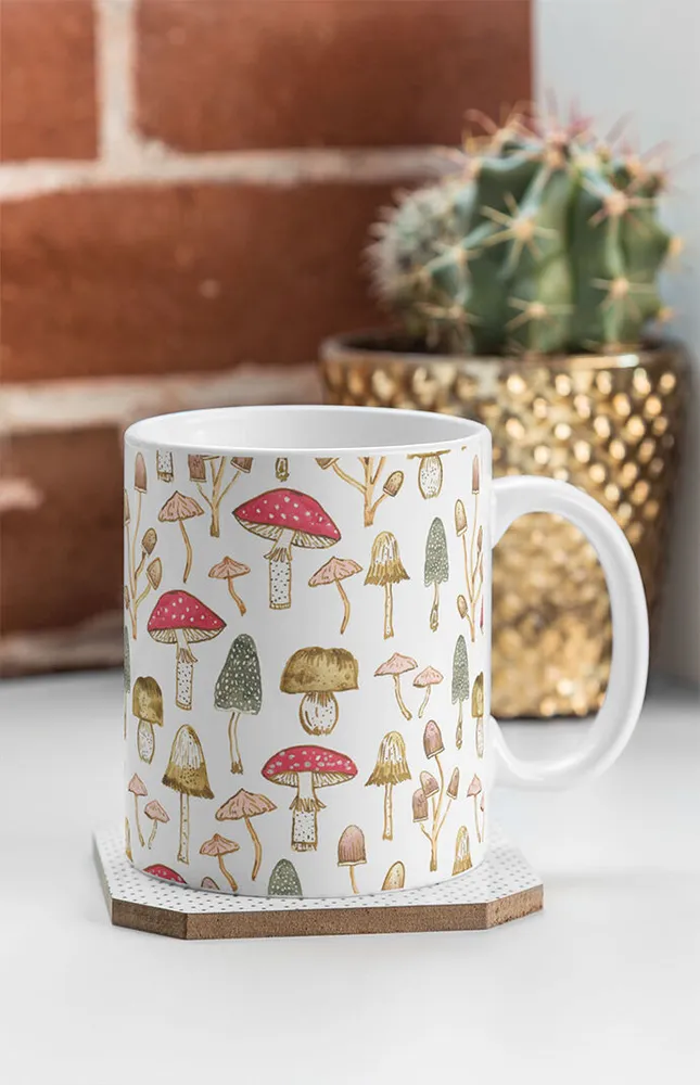 Dash & Ash Mushrooms Coffee Mug