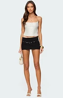 Edikted Metallic and Sequin Texture Tank Top