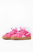 Reebok Women's Pink Club C Grounds UK Sneakers