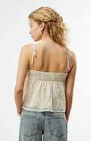 Your Favorite Isabel Floral Embellished Tank Top