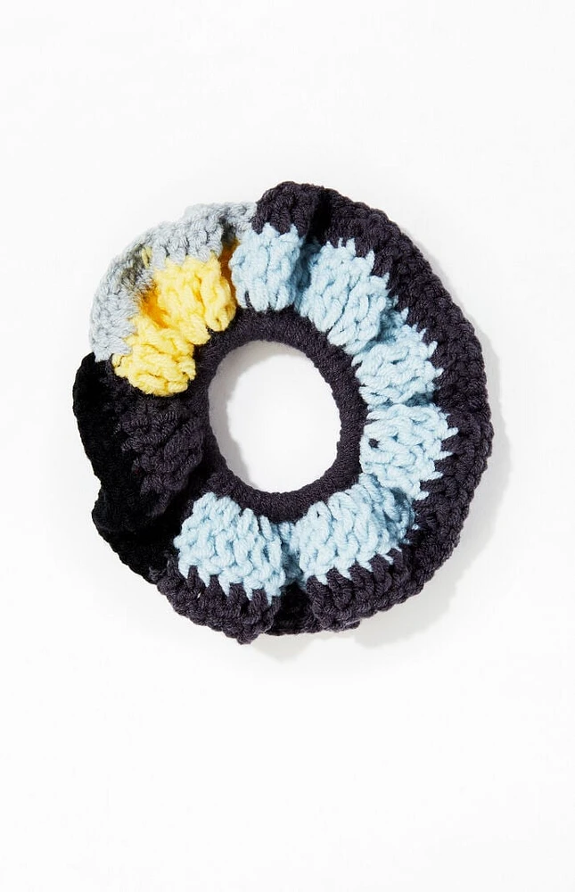 PacSun Navy Knit Hair Scrunchie