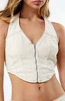 PacSun Halter Corset Vest