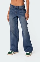 Edikted Carpenter Low Rise Jeans