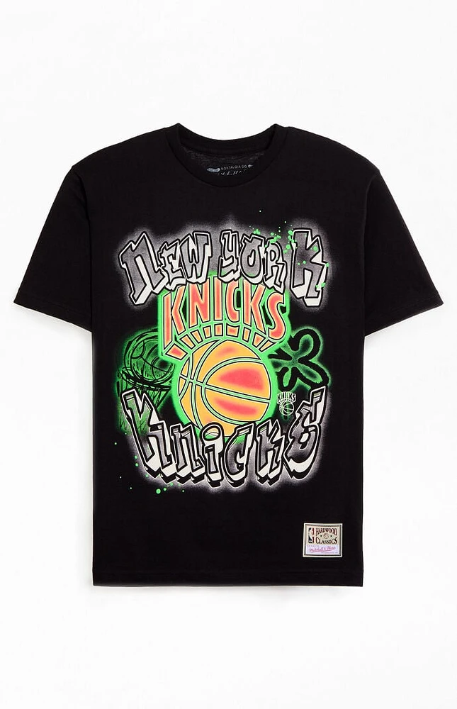 Mitchell & Ness Spraypaint NY Knicks T-Shirt