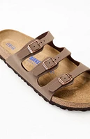 Birkenstock Women's Florida Soft Footbed Sandals Mocha