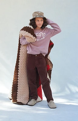 Pacsun Kids Brown Corduroy Carpenter Pants