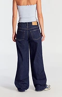 Pacsun Casey Low Rise Baggy Jeans Dark Indigo