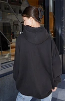 John Galt Black Christy Northshore Oversized Hoodie