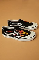 Vans x A$AP Worldwide Black & Red Classic Slip-On Shoes