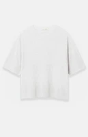 Fear of God Essentials Cloud White Waffle Knit Short Sleeve T-Shirt