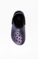 Crocs Kids Classic Lined Space Glitter Glow The Dark Clogs