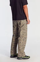 Pacsun Dark Camo Baggy Carpenter Jeans