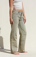 Pacsun Indigo Low Rise Straight Leg Jeans