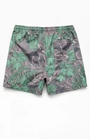 PacSun Woodland Camo 4.5" Swim Trunks