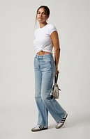 Pacsun Light Indigo High Waisted Girlfriend Jeans