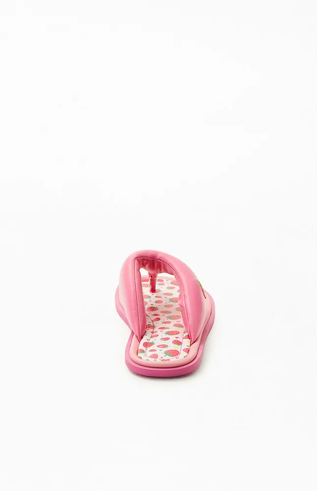 Daisy Street Women's Strawberry Sandals
