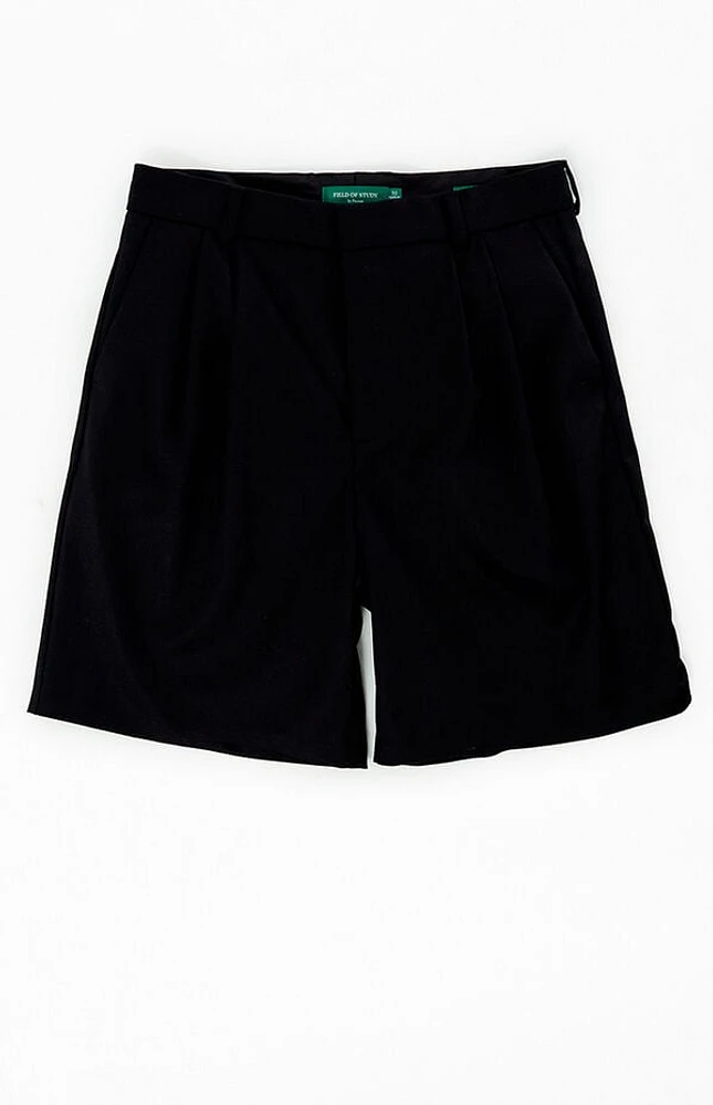 FIELD OF STUDY by Pacsun Black Trouser Baggy Shorts