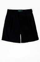 FIELD OF STUDY by Pacsun Black Trouser Baggy Shorts