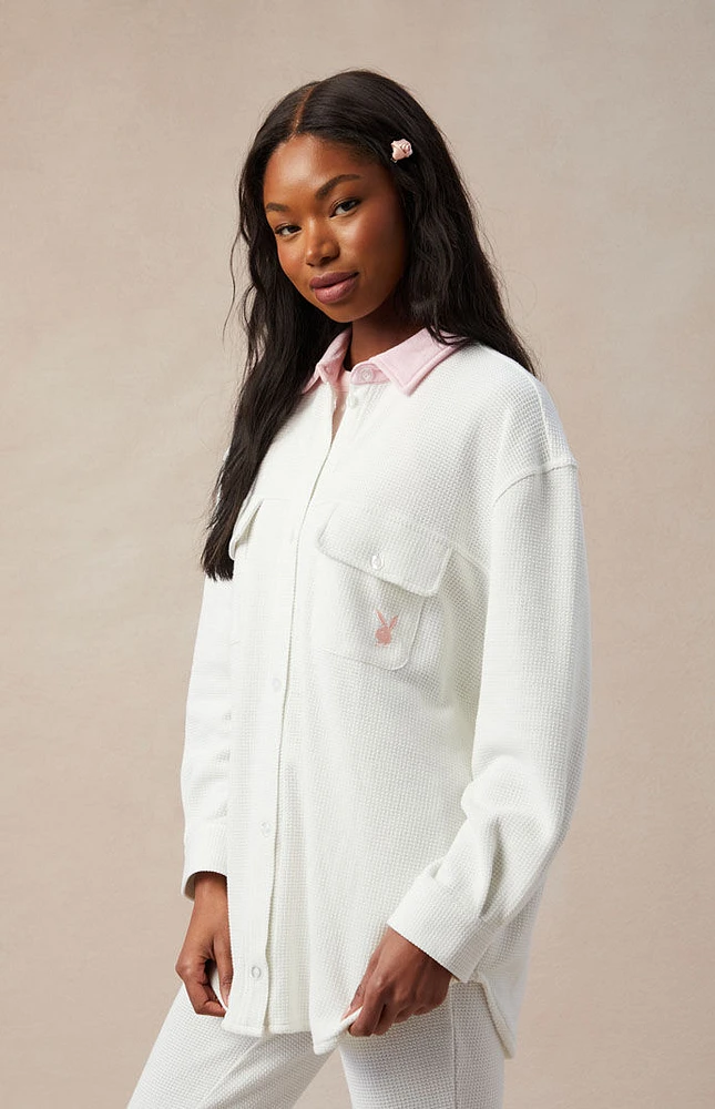 By PacSun V-Day Lounge Button Down Shirt