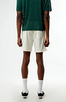 Pacsun Cream Mesh Basketball Shorts
