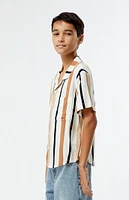 PacSun Kids Stripe Camp Shirt