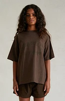 Kids Fear of God Essentials Heather Wood T-Shirt