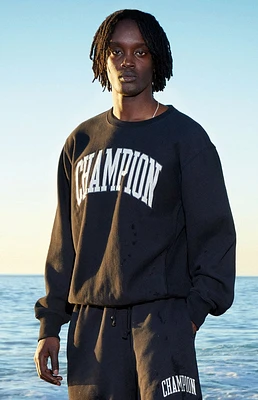 Champion Raffia Applique Crew Neck Sweatshirt