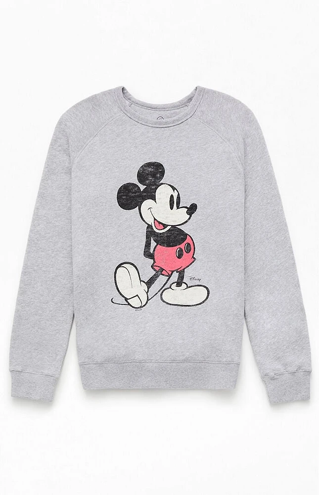 Junk Food Kids Classic Mickey Crew Neck Sweatshirt