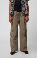 PacSun Kids Olive Baggy Cargo Jeans