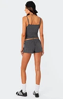 Irene Low Rise Pointelle Micro Shorts