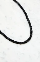 LA Hearts Black Caviar Necklace