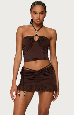Edikted Koda Bead Halter Top